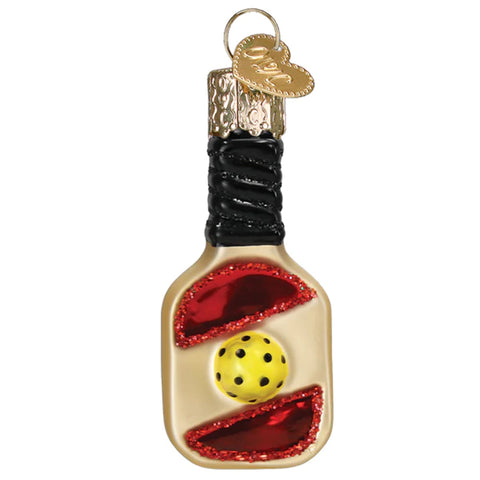 Mini Pickleball Paddle Ornament - Old World Christmas 88509