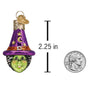 Mini Witch Head Ornament - Old World Christmas 86760