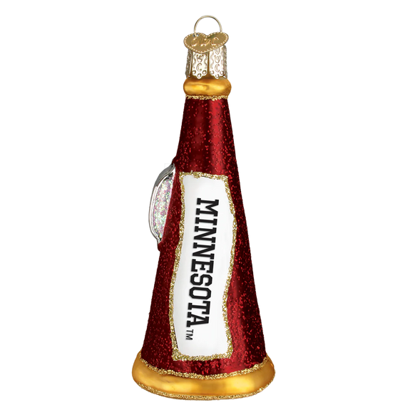 Minnesota Gophers Megaphone Ornament by Old World Christmas