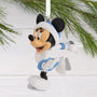 Disney Minnie character ornament ice skating on a branch