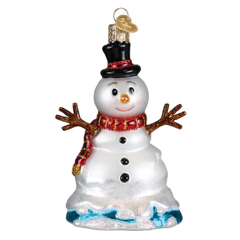 Mr. Melting Snowman Ornament - Old World Christmas