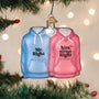  Blue Mr. & Pink Mrs. Hoodies Ornament - Old World Christmas