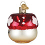 This Cute and Colorful Mushroom Coffee Cup Ornament - Old World Christmas