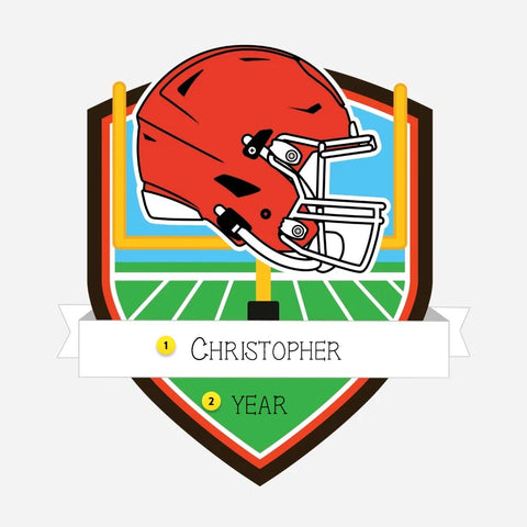 Personalized NFL- Cleveland Browns Shield Ornament