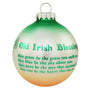 Old Irish Blessing Glass Bulb Ornament