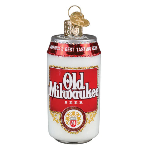 Old Milwaukee Beer Can Ornament - Old World Christmas