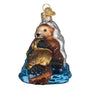 Sea Otter with Pup Ornament - Old World Christmas