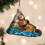 Sea Otter with Pup Ornament - Old World Christmas