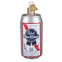 Pabst Blue Ribbon Beer Can Ornament - Old World Christmas