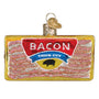 Glass Package of bacon ornament by Old World Christmas