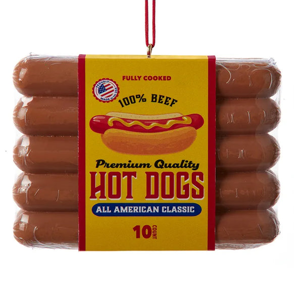 Pack of Hot Dogs Ornament