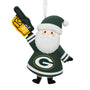 Green Bay Packers™ Football Santa #1 Fan Ornament