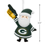 Green Bay Packers™ Football Santa #1 Fan Ornament