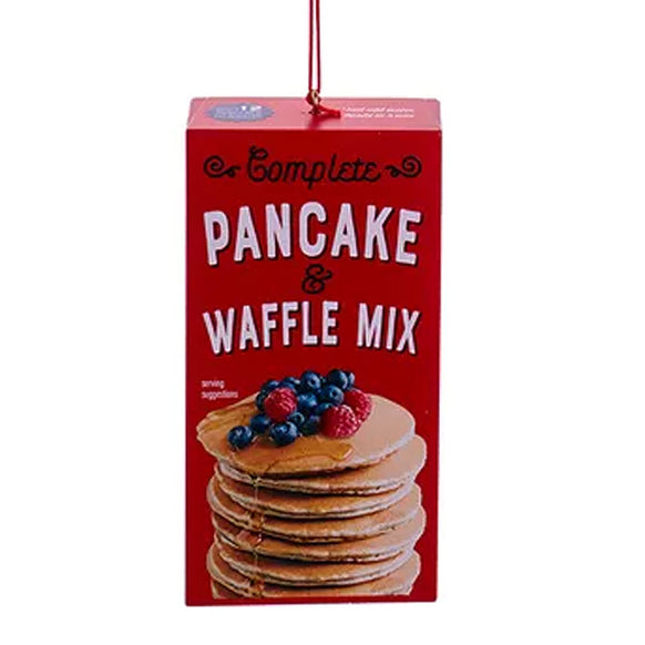 Boxed Pancake & Waffle Mix Christmas Ornament 