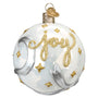 Peace & Joy Round Ornament - Old World Christmas 54506