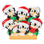 Personalized Penguin Baking Family of 6 Ornament OR2664-6
