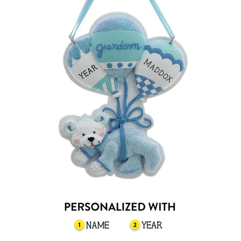 Grandson Personalized Ornament 