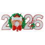 Personalized 2026 Dated Dog House Ornament