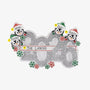 Personalized Mockup:
Personalized 2026 penguin family of 4 ornament with four penguins in Santa hats, glittery silver 2026 numbers, names on the hats, and a family name on the banner.