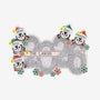 Personalized Mockup:
Personalized 2026 penguin family of 5 ornament with five penguins in Santa hats, glittery silver numbers, names on the hats, and a family name on the banner.