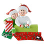 Personalized All Wrapped Up Couple Ornament