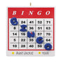 Bingo Board with bingo as the number covers can be personalized
