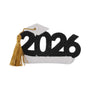 Class of 2026 graduation ornament with a white diploma banner personalized with a graduate’s name.