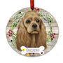 Personalized Cocker Spaniel Ornament