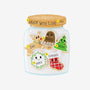 Personalized cookie jar family of 5 ornament with names on each cookie, plus phrase and year on the jar lid.