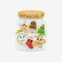 Personalized cookie jar family of 6 ornament with names on each cookie, plus phrase and year on the jar lid.