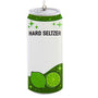 Lime hard seltzer can ornament with green accents, lime artwork, and “Hard Seltzer” printed on the front.