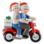 Personalized Motorcycle Couple Ornament
