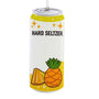 Pineapple hard seltzer can ornament with yellow accents, pineapple artwork, and “Hard Seltzer” printed on the front.