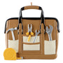 Tool bag with tools on a white background