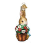 Peter Rabbit With Flower Pot Ornament - Old World Christmas