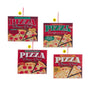 Pizza Box Ornament J8855A Supreme J8855B Garden Veggie J8855C Pepperoni J8855D Cheese