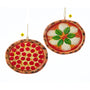 Pizza Ornament D4415A Pepperoni D4415B Margherita