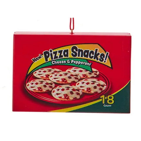 Pizza Snacks Box Ornament - Cheese & Pepperoni