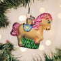 Cutsie Playful Pony Ornament - Old World Christmas