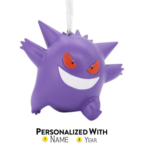 Personalized Pokemon™ Gengar™ Ornament