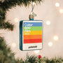 Colorful Glass Polariod Film Box Ornament - Old World Christmas