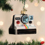 Glass Polariod OneStep Camera Ornament - Old World Christmas