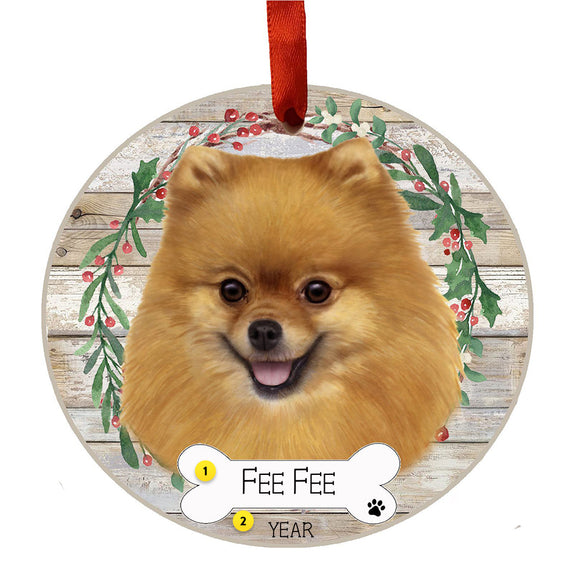 Personalized Pomeranian Ornament