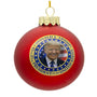 Personalized President Trump Glass Bulb Ornament