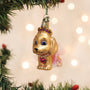 Princess Doggy Ornament with crown and pearl necklace- Old World Christmas