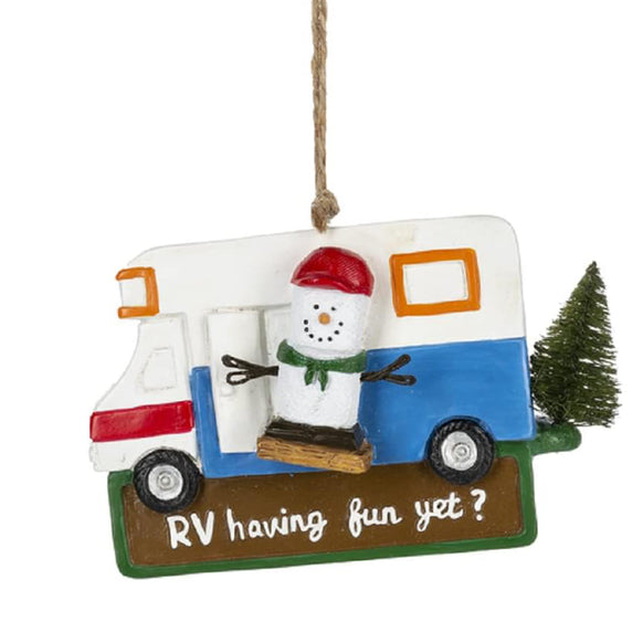 S'mores RV Camper Ornament