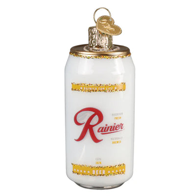 Rainier Beer Can Ornament | Old World Christmas – Callisters Christmas