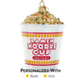 Personalized Glass Ramen Noodle Cup Ornament