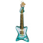 This Teal Blue Glass Rockin' Electric Guitar Ornament - Old World Christmas