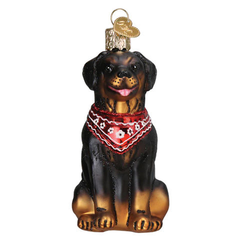 Rottweiler Ornament - Old World Christmas 12696